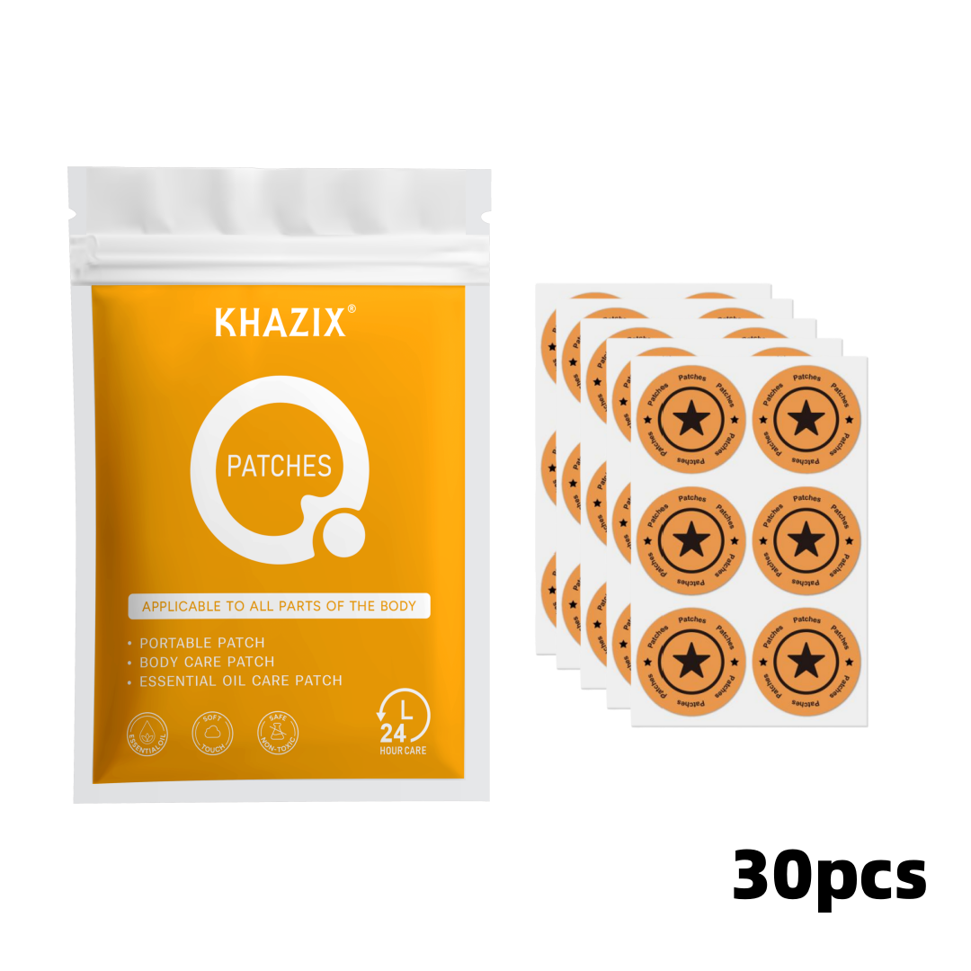 Face Oil - แผ่นแปะดูแลผิวด้วยน้ำมันหอมระเหย Khazix 30 ชิ้น - แผ่นแปะดูแลผิวกาย