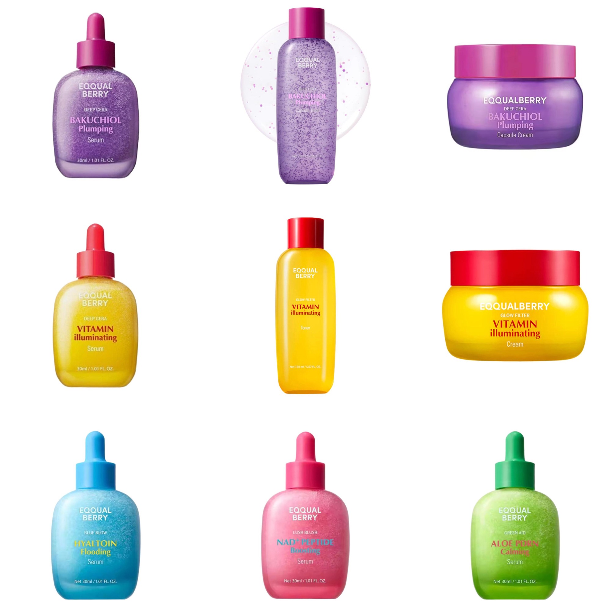Vitamin C Serum - เซรั่มบำรุงผิวหน้า EQQUALBERRY BAKUCHIOL Plumping Serum 5,000