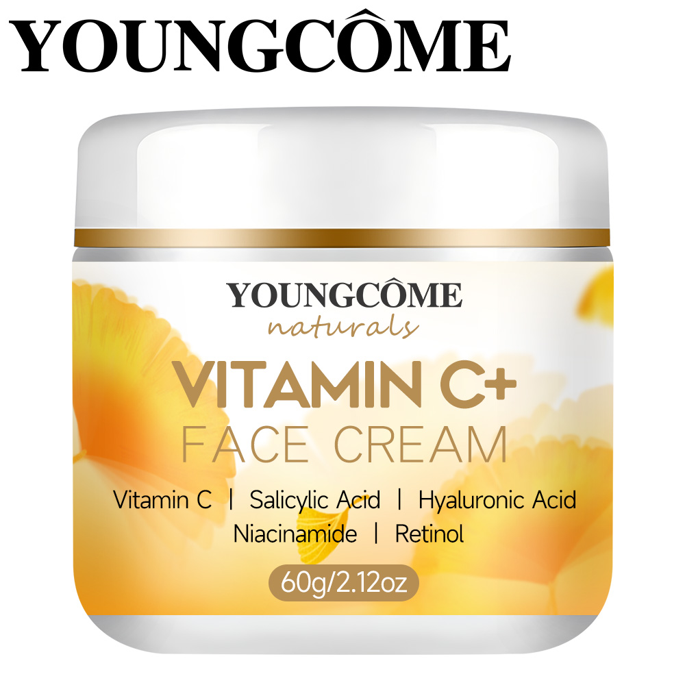 Vitamin C Serum - YOUNGCOMEN วิตามินซีครีมทาหน้าเรตินอล มอยส์เจอร์ไรซิ่ง เฟิร์มมิ่ง ไฮยาลูโรนิค ไลท์เทนนิ่ง