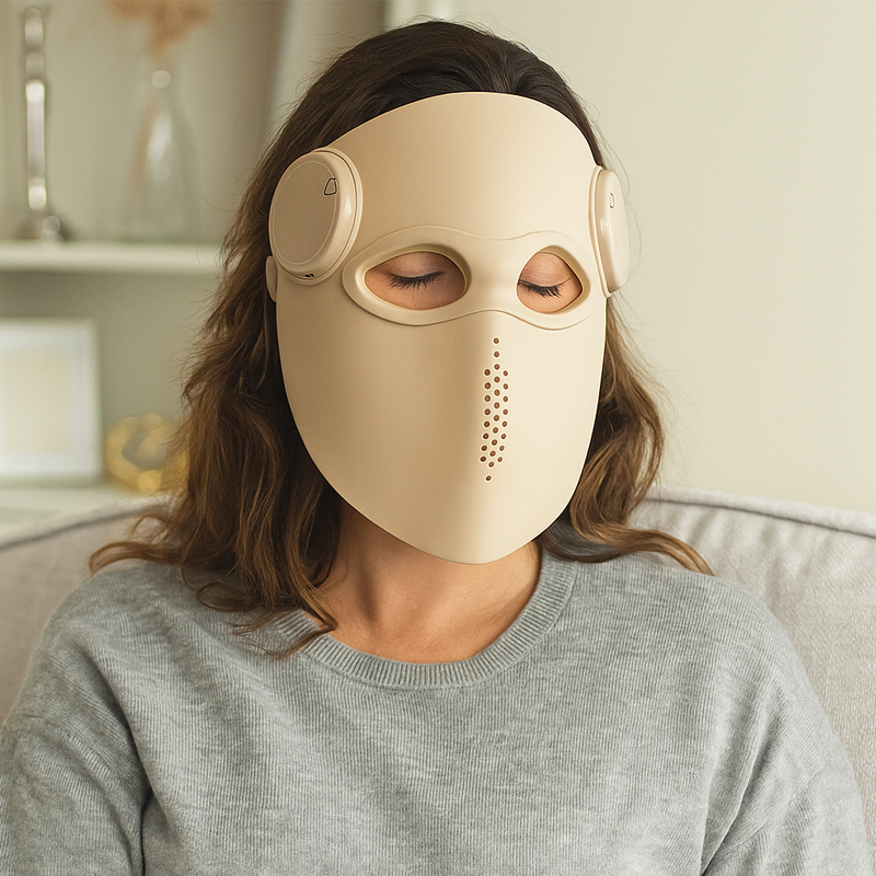 หน้ากากซิลิโคน LED แสงสีแดงสำห - Face Mask Skincare บทวิจารณ์และราคา
