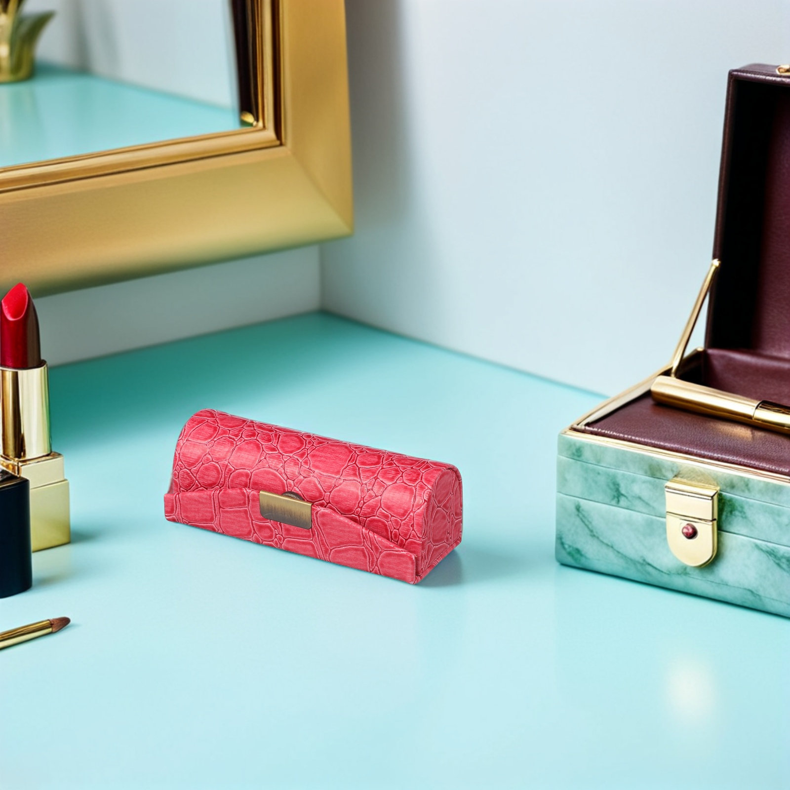 กล่องใส่ลิปสติก PU – กล่องจัดร - Lip Balm บทวิจารณ์และราคา