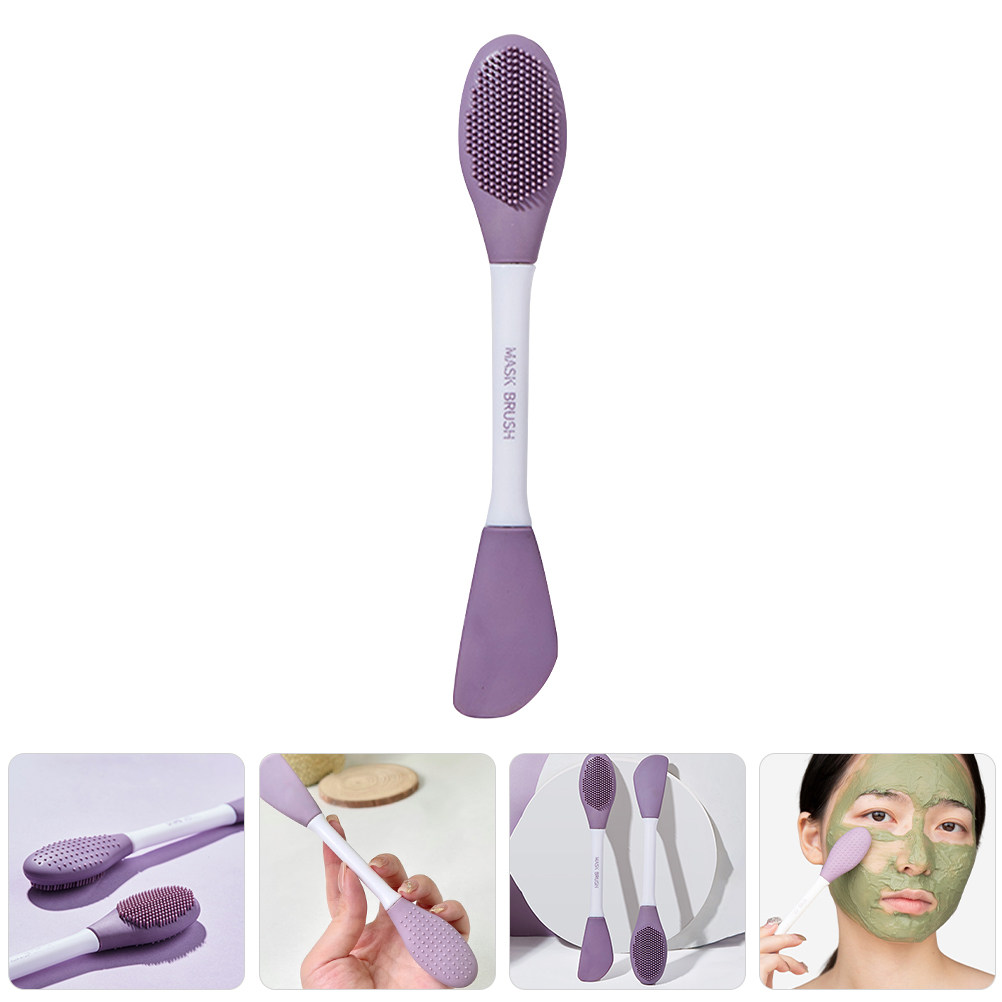 แปรงมาสก์หน้าซิลิโคนแบบสองหัว  - Cleanser Face บทวิจารณ์และราคา