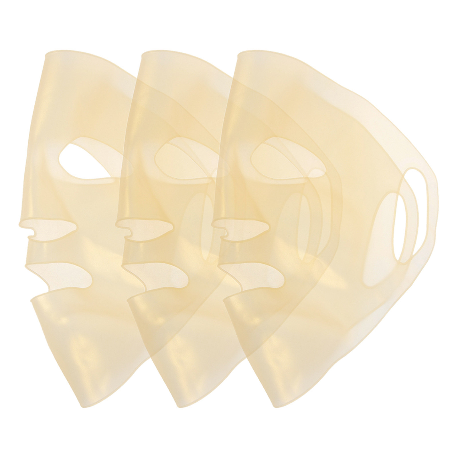 3 ชิ้น แผ่นซิลิโคนคลุมหน้า ใช้ - Face Mask Skincare บทวิจารณ์และราคา