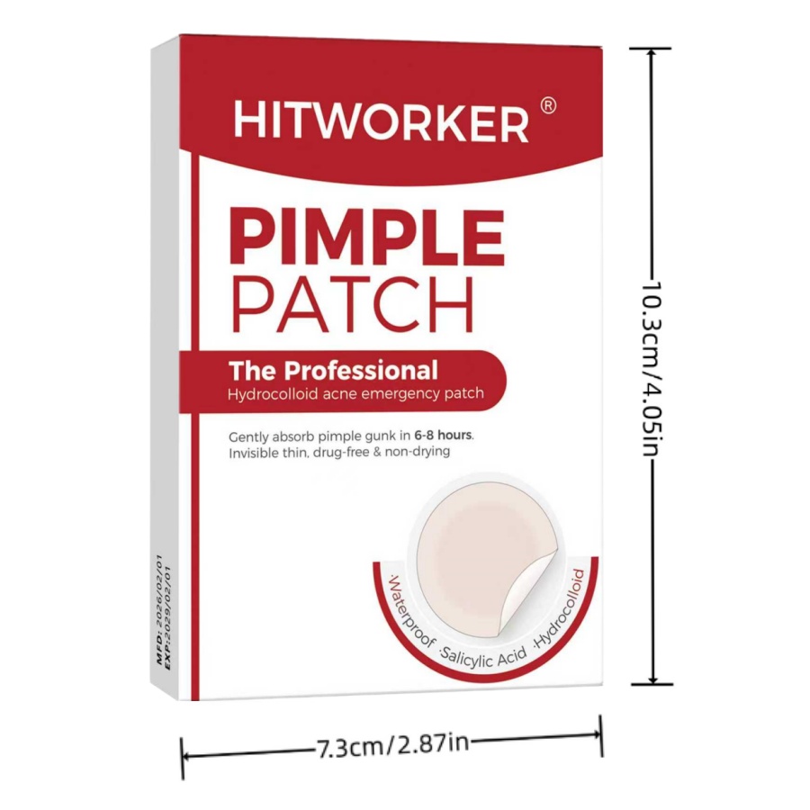 แผ่นแปะสิว HITWORKER แบบไฮโดรเ - Skincare China บทวิจารณ์และราคา