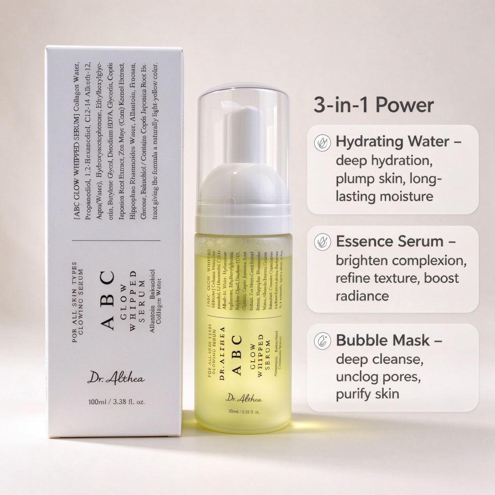 ดร.อัลเธีย เอบีซี โกลว์ วิปป์พ - Skincare Glowing บทวิจารณ์และราคา
